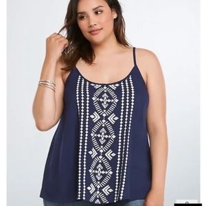 Torrid guaze top